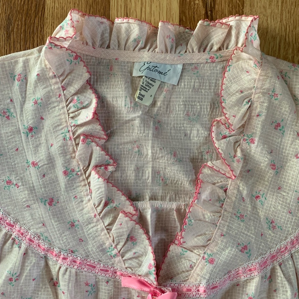 VTG Pink Babydoll Nightgown